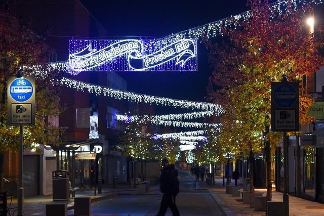 Preston's Christmas Lights are switch on virtually
