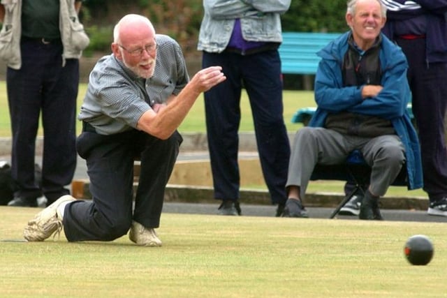 Bowls remains popular on the greens outside