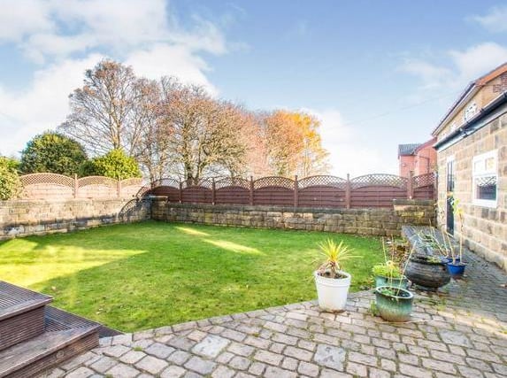 It has original Victorian features like a stained glass window with far reaching views and exposed beams. It is on the market for £600,000 with Strike.