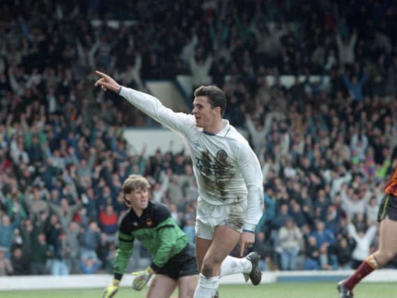 Enjoy these photo memories of Gary Speed in action for Leeds United. PIC: Varley Picture Agency