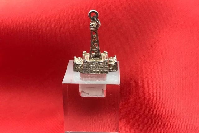 Sold by VenlawVintage. A vintage silver charm for a charm bracelet,
featuring Blackpool tower for 8.00