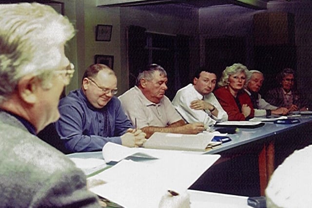 Consultation: A Glasshoughton Community Forum meeting in progress in 1997.