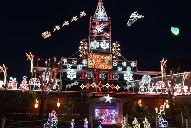 Last year, the light show raised over £14,000 for charity