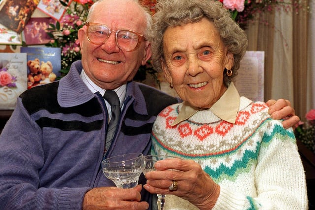 Charles Senior, 91, and wife Mary, 88, from Morley were celebrating their 67th wedding anniversary.