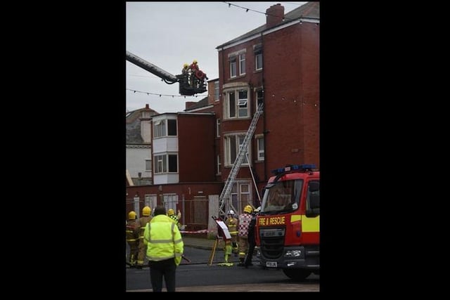 Eight fire engines were at the scene