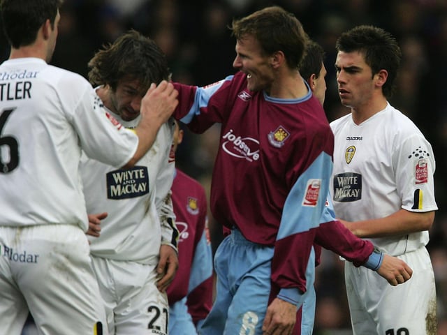 A tackle by Shaun Derry led to a mass confrontation between the players from both teams.