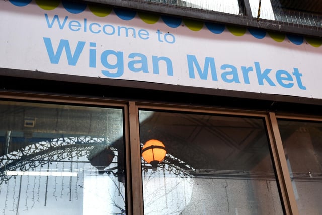 Wigan Market is open for business.