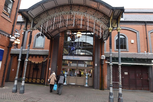 Wigan Indoor Market is open for business.