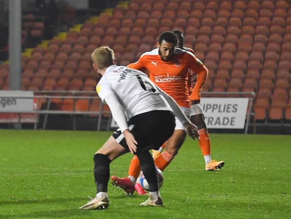 Keshi Anderson scored Blackpool's winner midway through the second-half