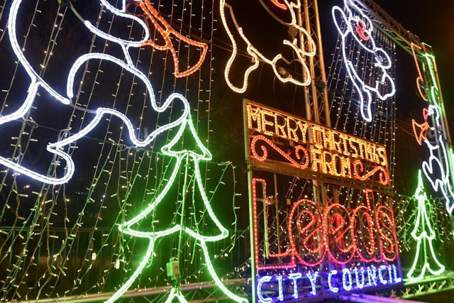 Leeds Christmas lights switch-on started at 6.30pm and was streamed virtually rather than being an event held in the city centre.