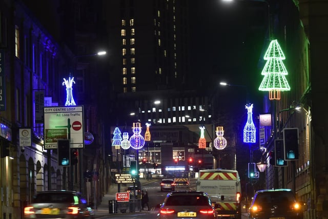 The installation is brought to the city by LeedsBID (Leeds Business Improvement District), working with renowned design and infrastructure consultancy James Glancy Design, who specialise in festive lighting.