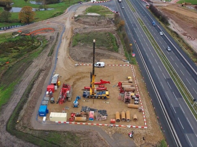 The Preston Western Distributor will eventually connect to the M55 (image: Costain)
