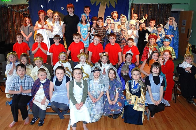 Kettlesing-Felliscliffe Primary School at their Christmas Nativity in 2008.