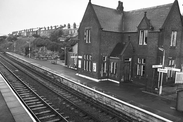 Garswood railway station in 1976