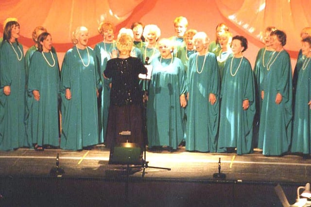 Fleetwood Ladies Choir perform at the Marine Hall in 2004
