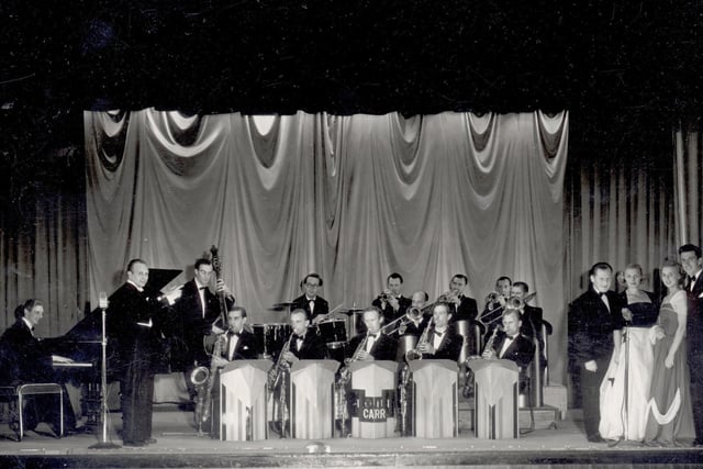 Tony Carr Orchestra pictured in 1948 with Gazette reader Ivor Jones on drums who performaned many times at Marine Hall, Fleetwood