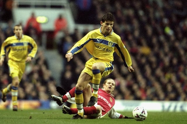 Eirik Bakke skips past Arsenal's Emmanuel Petit during the FA Premiership clash at Highbury in December 1999. The Gunners won 2-0.
