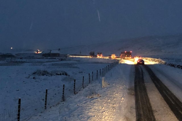The gritters 'worked a treat', said Mr Beresford, after the roads were made, if not clear, then at least driveable