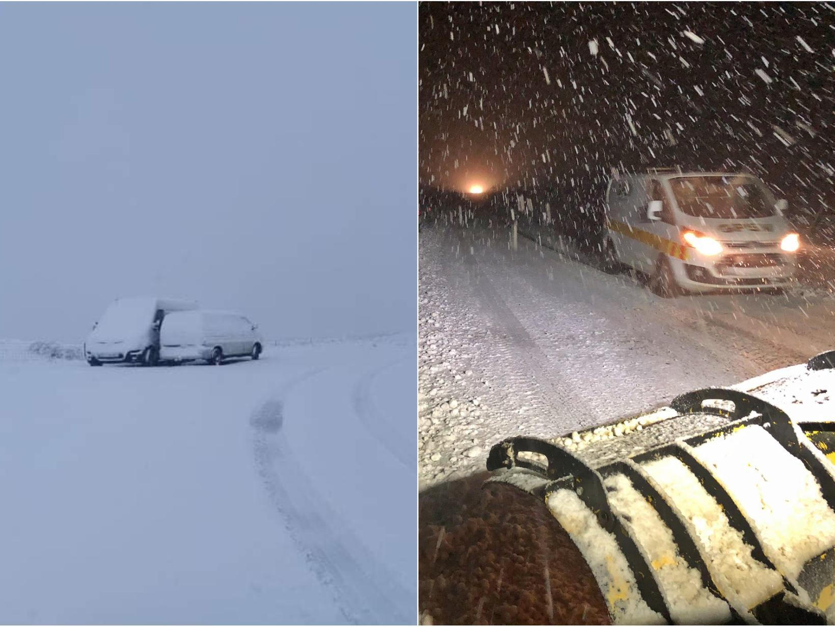 These dramatic photos show the extent of the snowfall in Yorkshire