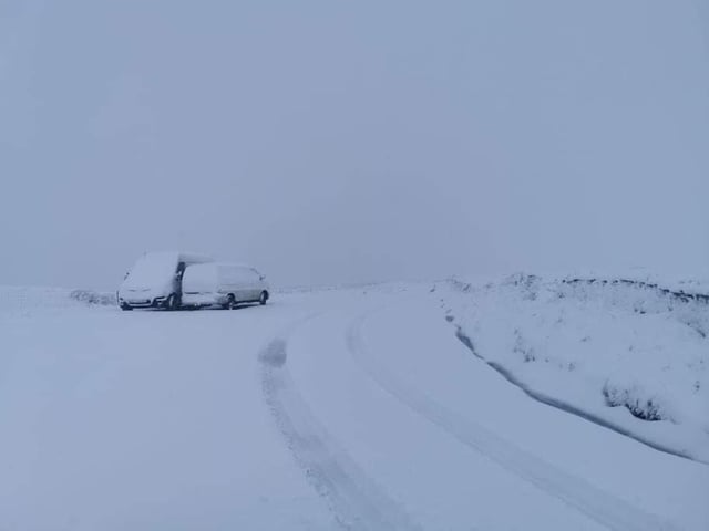 And this was how Fleet Moss looked by the morning! Have you seen snow where you are? Tweet @yorkshirepost or @leedsnews
