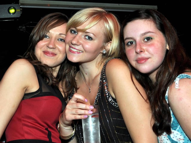 Steph, Alishia and Hannah in Vivaz in 2011.