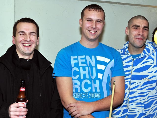Nick, Anthony and Bobby pictured in Pickering in 2011.