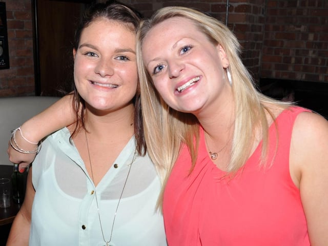Emily and Natalie in Barbican, in 2012.