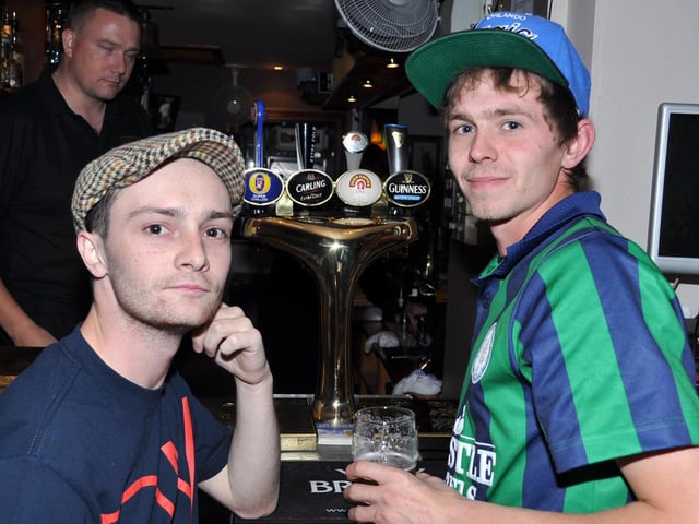 Steven and Alan in 2012.
