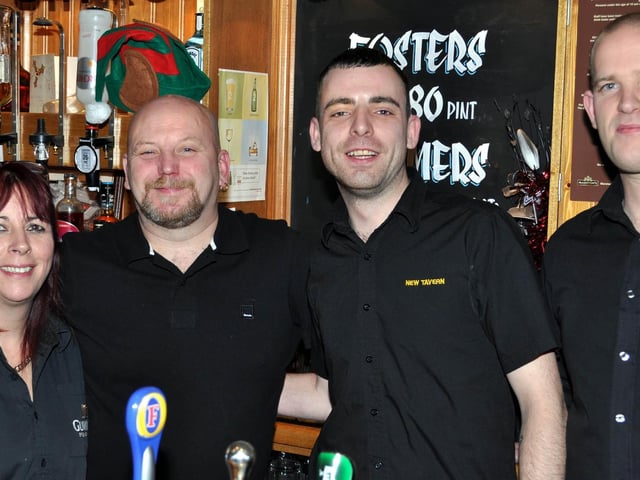 Mary, Dave, Justin and Chris, in 2013.