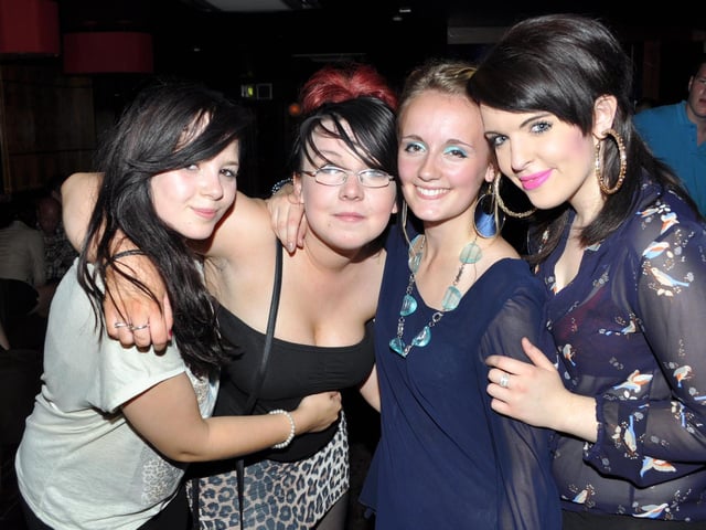 Enya, Katie, Kirsty and Christine, in 2012.