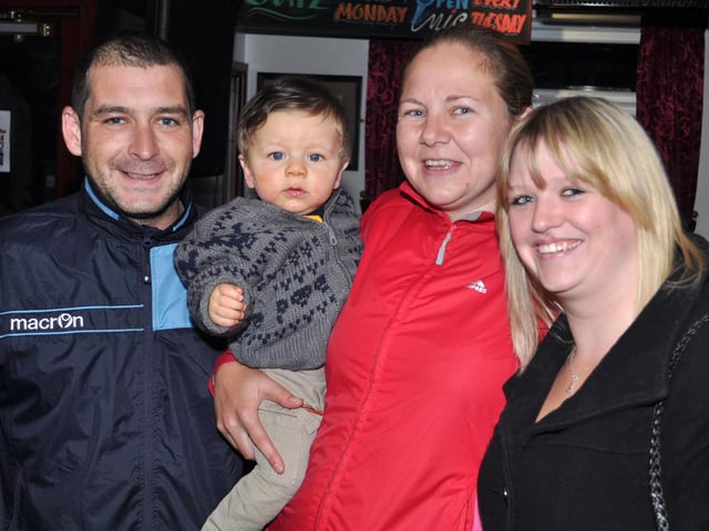 Phill, Hunter, Heidi and Adele, in 2012.