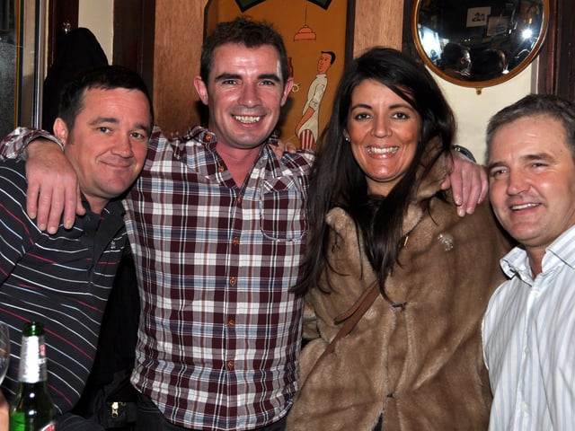 Giles, Findur, Deborah and Paddy, in Malton in 2012.