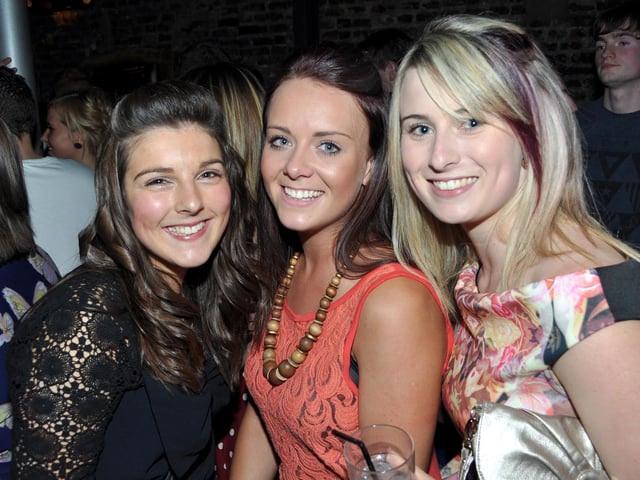 Steph, Danica and Becca, in 2012.