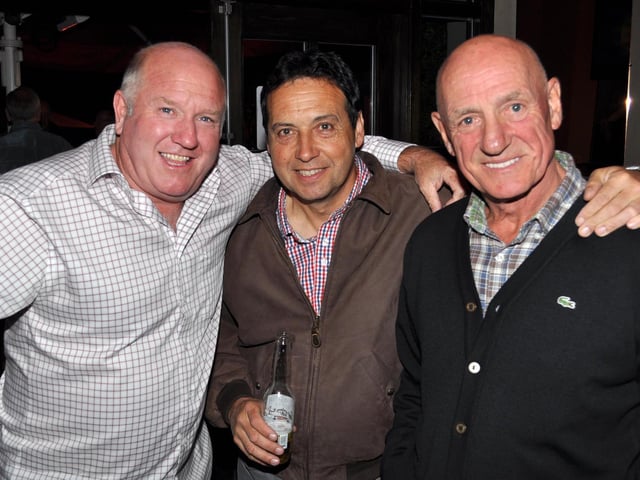 Kevin, Russell and Harry in Soltz, in 2012.