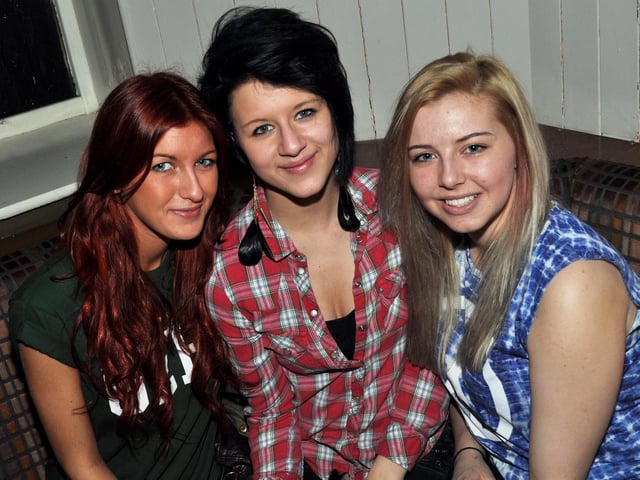 Briony, Rubie and Paige in The Waterhouse, in 2012.