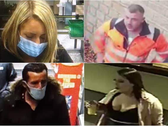Everyone featured in our latest picture gallery is being sought in connection with an ongoing criminal investigation, but images may be of both potential suspects and witnesses.