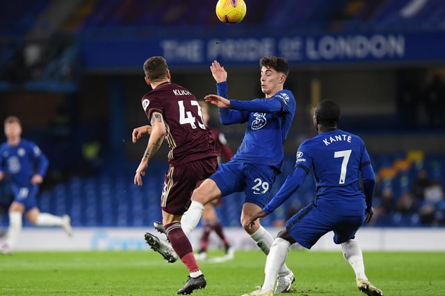 6 - His quietest game of the season. Like Phillips he was better in the first half than the second. Kante ran the show in the middle.
Photo by Mike Hewitt/Getty Images.