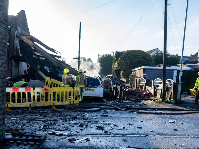 Fire crews were on scene for most of the day