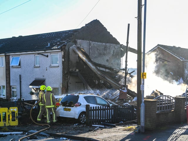 Six homes were evacuated initially, due to concerns around the safety of nearby homes