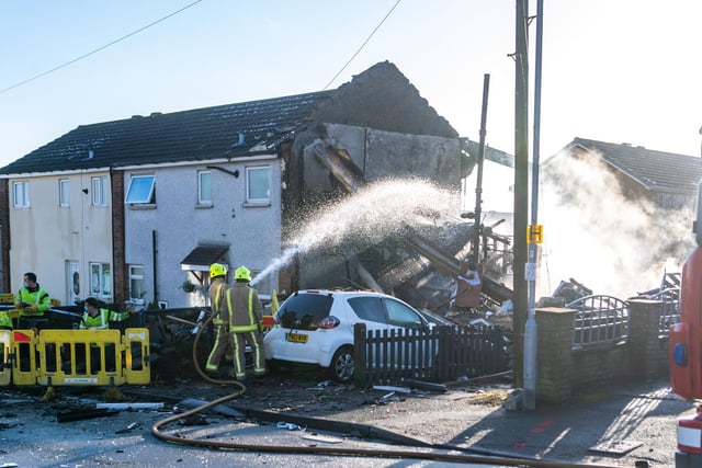 Investigations into the cause of the explosion are being carried out