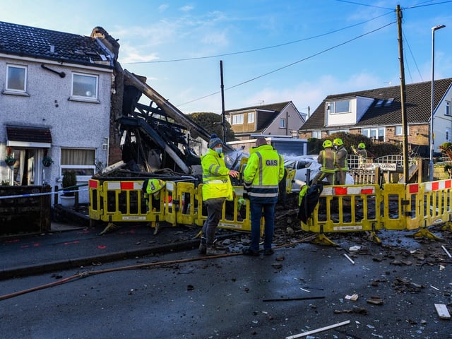 An elderly neighbour who lives next door had to be rehoused as her home is currently not considered safe to live in