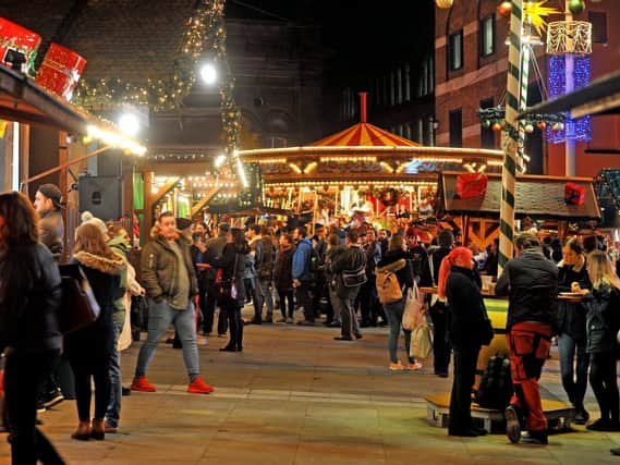 The Leeds German Christmas Market.