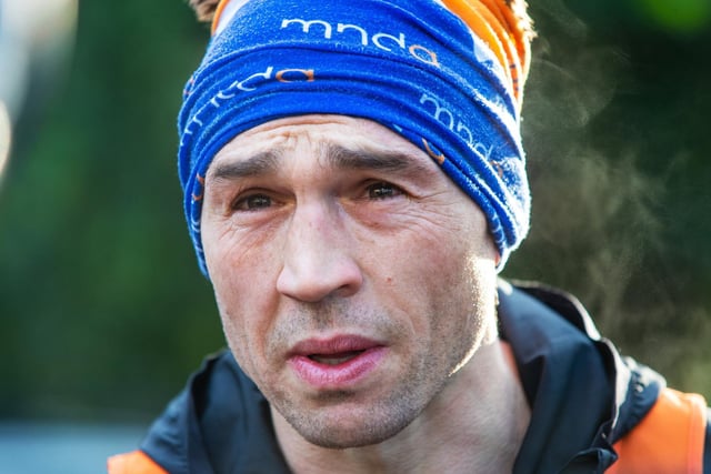 Sinfield, now the Leeds director of rugby, started his seven marathons challenge to raise money for Motor Neurone Disease Association. He began on December 1.