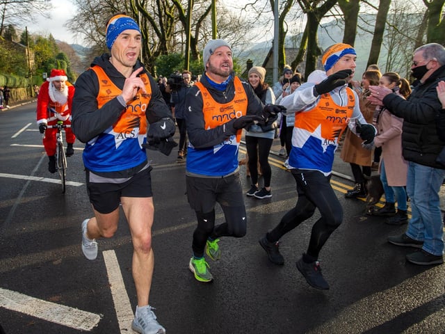 As he was completing his final run on Monday morning, the fund-raising hit the seven-figure mark and has continued to climb at an exponential rate.