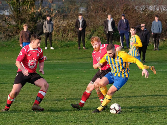 PHOTO FOCUS: Seamer 2-2 Filey Town / Scarborough Saturday League / Pictures by Richard Ponter