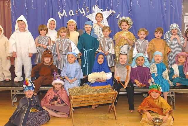 Kings, donkeys, sheep and stars all came together for the Flushdyke J&I school nativity play in 2007.