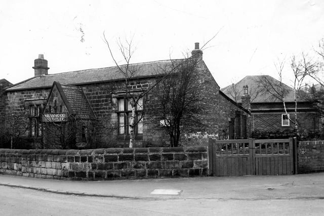 The Meanwood Institute on Green Road pictured in March 1966. This had been number 42 until recent renumbering of the even numbered side of the street made it number 92.