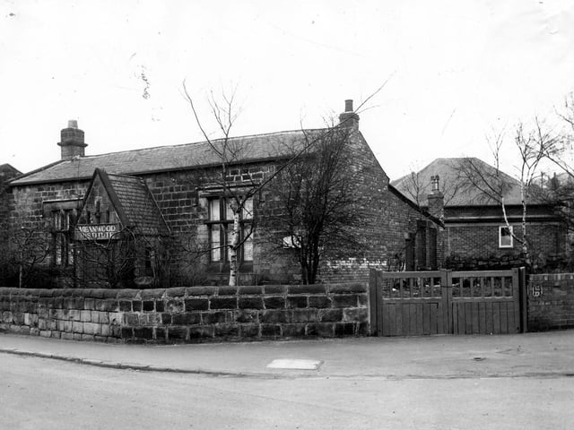 The Meanwood Institute on Green Road pictured in March 1966. This had been number 42 until recent renumbering of the even numbered side of the street made it number 92.