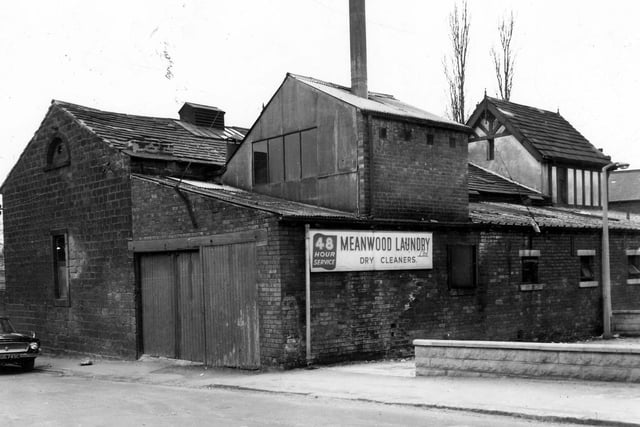 The Meanwood Laundry Ltd located on Church Lane in March 1966. This firm had existed on the site since the early 1900s.