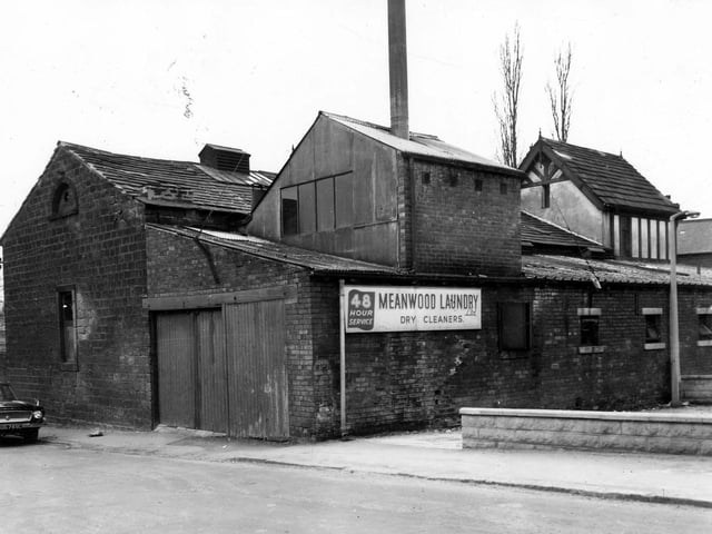 The Meanwood Laundry Ltd located on Church Lane in March 1966. This firm had existed on the site since the early 1900s.